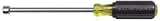 KLEIN TOOLS Nut Driver, Cushion Grip, 6" Hollow Shaft, 9/16" Hex Part No. 646-9/16