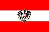 Eigenschaften Everflag  / Stock-Flagge 30 x 45 : Oesterreich mit Adler (Österreich)