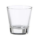 Luigi Bormioli Gallerie Conical Double Old Fashioned Glass, Set of 4