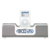 iHome iH5 Clock Radio for iPod (White)