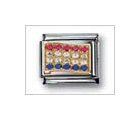 Holland/ Netherland Flag Mix Classic CZ, Italian Charm by Nomination Charms