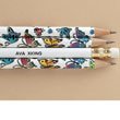 Personalized Round Butterfly Pencils