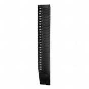 Lathem Time 25-7EX Expandable Time Card Rack, 25-Pocket, Holds 7 High Cards, Black Plastic