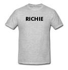 RICHIE - Name-series - Heather Grey or White T-shirt