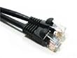 2 FT RJ45 CAT 5E MOLDED NETWORK CABLE - BLACK