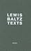 Lewis Baltz: Texts
