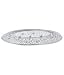 Eglo Lighting 91555A Stelaria 1 - Nine Light Oval Flush Mount, Chrome Finish with Clear Glass