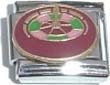 Clearly Charming Roulette Wheel Italian Charm Bracelet Link