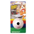 Four Paws Rough & Rugged Pimple Ball with Bell Dog Toy