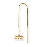 14K Boston Red Sox Boston Red Sox Threader Earrings