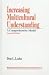 Book Increasing Multicultural Understanding: A Comprehensive Model (Multicultural Aspects of Counseling And Psychotherapy)