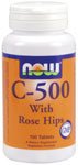 C-500 Plus Rose Hips by NOW Foods - (500mg - 100 Tablets)
