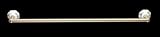 Towel Bars White Brass/Porcelain, Ivy Green Towel Bar 30 in. L