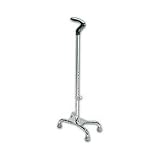 Aluminum Large Base Quad Cane with Explorer Handle, 2 per Case (RMA61700) Category: Ambulatory Aids