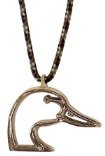 John Marshall Design Truck Duck Rear-View Mirror Hanger (Bright Brass)