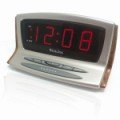 Westclox 70012 Woodgrain Instant Set Digital Alarm Clock
