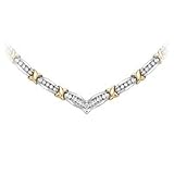 10kt. Two-Tone Gold, 1 ct.tw. Diamond Fashion Necklace