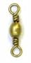 Eagle Claw Tackle Barrel Swivels Brass Size1 4pcs #01011-001