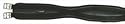 Kincade Shaped Anti Chafe Girth-Black - 100cm/40"