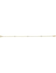 14K Yellow Gold Youth Bracelet W\Cultured Pe