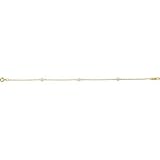 14K Yellow Gold Child's Bracelet W/Cultured Pearl-