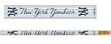 NEW YORK YANKEES Team Logo (6 pack) of 7" Long WOODEN PENCILS