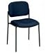 Armless Guest Chair, 21-1/4x21x32-3/4, Navy, Sold as 1 each