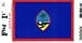 Vinyl Decal- Guam Flag Sticker