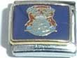 Clearly Charming Michigan State Flag Italian Charm Bracelet Link