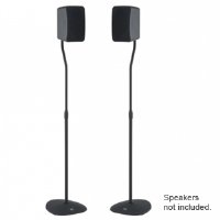 VuePoint HTBS Adjustable Speaker Stands - Black