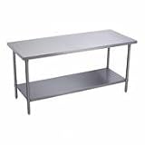 Elkay WT24X36-STGX Deluxe Series Work Table 16 Ga