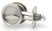 Round Pocket Door Lock, Oil Rubbed Bronze