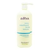 Very Emollient Body Lotion Maximum Dry Skin w/AHA - 32 fl oz., (Alba Botanica)