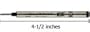 Genuine Montblanc Legrand Rollerball Refill - Black Medium 16304BK