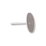 SurgicalSteelEarringPostWith10mmPad(20)
