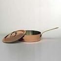 Mauviel 20cm Saute Pan & Lid (CI Handle)