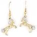 Fluffytail Rearing Horse Fishhook Earrings