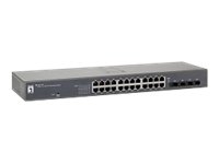 Level One GES-2450 Gigabit Ethernet Switch mit 24x GE und 4x GE SFP-Port Preisvergleich