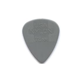 *FREE SHIPPING* Jim Dunlop Nylon Guitar Picks / Plectrums: 0.73mm (Handy pack of 10 Picks)