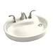 Kohler K-2353-1 Biscuit Yin Yang - Wading Pool Lavatory Sink w/ Single-Hole Faucet Dr...