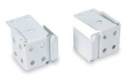 Battalion 3AEJ8 End Bracket, 1 5/8X1 5/16, White, PK 10