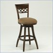 Horizon Cosmo Amber 30" Bar Stool w/ Passion Suede Burnt Fabric