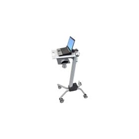 Ergotron Neo-Flex Laptop Cart - Cart for notebook - plastic, aluminium, steel - two-tone grey
