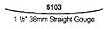 1 1/2" STRAIGHT GOUGE