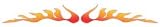 9 Flames Armband Tattoo