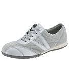 ECCO Active Tie | Women's Flat Shoes Silver Suede/Silver Metallic Leather
