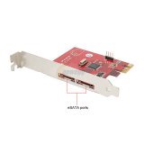 Micronet 2PORT Host Bus Adapter Esata Pcie
