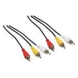 NEW 3 PHONO TO 3 PHONO AUDIO LEAD