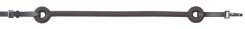 Camelot Rubber Rod Side Reins - Brown - 5/8