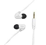 Audio-Technica QuietPoint Passive Noise-Reducing In-Ear Headphones White